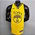 Regata Basquete NBA Golden State Warriors Curry 30 Amarela E Preta Edição Jogador Silk - Imagem 1