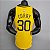 Regata Basquete NBA Golden State Warriors Curry 30 Amarela E Preta Edição Jogador Silk - Imagem 2