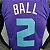 Regata Basquete NBA Charlotte Hornets Ball 2 Roxa Edição Jogador Silk - Imagem 3