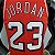 Regata Basquete NBA Chicago Bulls Jordan 23 Vermelha Edição Jogador Silk 2022 - Imagem 3