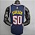Regata Basquete NBA Denver Nuggets Gordon 50 Azul Escuro Edição Jogador Silk - Imagem 2