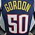 Regata Basquete NBA Denver Nuggets Gordon 50 Azul Escuro Edição Jogador Silk - Imagem 6