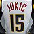 Regata Basquete NBA Denver Nuggets Jokic 15 Branca Limitada Edição Jogador Silk - Imagem 7