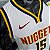 Regata Basquete NBA Denver Nuggets Jokic 15 Branca Limitada Edição Jogador Silk - Imagem 3