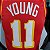 Regata Basquete NBA Atlanta Hawks Young 11 Vermelha Edição Jogador Silk - Imagem 6