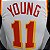 Regata Basquete NBA Atlanta Hawks Young 11 Branca Edição Jogador Silk - Imagem 3