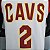 Regata Basquete NBA Cleveland Cavaliers Irving 2 Branca Edição Jogador Silk 2021 - Imagem 5