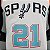 Regata Basquete NBA San Antonio Spurs Duncan 21 Branca Edição Jogador Silk 2022 - Imagem 7