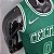 Regata Basquete NBA Boston Celtics Tatum 0 Verde Edição Jogador Silk 2022 - Imagem 9
