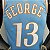 Regata Basquete NBA Los Angeles Clippers George 13 Azul Edição Jogador Silk 2022 - Imagem 7