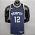 Regata Basquete NBA Memphis Grizzlies Morant 12 Azul escuro Edição Jogador Silk 2022 - Imagem 1