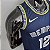 Regata Basquete NBA Memphis Grizzlies Morant 12 Azul escuro Edição Jogador Silk 2022 - Imagem 3