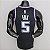 Regata Basquete NBA Sacramento Kings Fox 5 Preta Edição Jogador Silk 2022 - Imagem 2