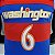 Regata Basquete NBA Washington Wizards Harrell 6 Edição Jogador Silk 2022 - Imagem 8