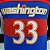 Regata Basquete NBA Washington Wizards Kuzma 33 Edição Jogador Silk 2022 - Imagem 8