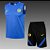 Kit Treino Conjunto Inter De Milão Azul Regata E Short Masculino 2021 / 2022 - Imagem 1