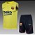 Kit Treino Conjunto Barcelona Amarelo Regata E Short Masculino 2021 / 2022 - Imagem 1