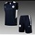 Kit Treino Conjunto Manchester City Azul Escuro Regata E Short Masculino 2021 / 2022 - Imagem 1