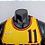 Regata Basquete NBA Atlanta Hawks Young 11 Amarela Edição Jogador Silk - Imagem 6