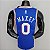 Regata Basquete NBA Philadelphia 76ers 75º aniversário Azul Maxey 0 Edição Jogador Silk - Imagem 2