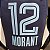 Regata Basquete NBA Memphis Grizzlies 75º aniversário Morant 12 Edição Jogador Silk - Imagem 6