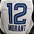Regata Basquete NBA Memphis Grizzlies 75º aniversário Morant 12 Branca Edição Jogador Silk - Imagem 8