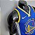 Regata Basquete NBA Golden State Warriors 75º aniversário Curry 30 Azul Edição Jogador Silk - Imagem 9