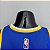 Regata Basquete NBA Golden State Warriors 75º aniversário Curry 30 Azul Edição Jogador Silk - Imagem 6