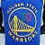 Regata Basquete NBA Golden State Warriors 75º aniversário Curry 30 Azul Edição Jogador Silk - Imagem 8
