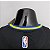 Regata Basquete NBA Golden State Warriors 75º aniversário Curry 30 Preta Edição Jogador Silk - Imagem 5