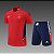 Novo Kit Treino Conjunto Ajax Treino Vermelho E Azul Masculino 2022 / 2023 - Imagem 1