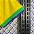 Novo Kit Infantil Brasil 1 Amarela Camisa e Short 2022 / 2023 - Imagem 6