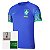 Nova Camisa Brasil 2 Azul Torcedor Masculina Com Patch Copa Do Mundo 2022 - Imagem 1