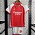 Novo Kit Infantil Arsenal 1 Vermelho E Branco Camisa e Short  2023 / 2024 - Imagem 1