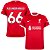 Nova Camisa Liverpool 1 Alexander-Arnold 66 Torcedor 2023 / 2024 - Imagem 3
