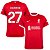 Nova Camisa Liverpool 1 Darwin 27 Torcedor 2023 / 2024 - Imagem 3