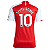 Nova Camisa Arsenal 1 Smith Rowe 10 Torcedor 2023 / 2024 - Imagem 1