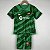 Novo Kit Infantil Barcelona Goleiro Verde Camisa e Short 2023 / 2024 - Imagem 1