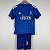 Novo Kit Infantil Juventus Goleiro Azul Camisa e Short  2023 / 2024 - Imagem 1