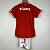 Novo Kit Infantil Benfica 1 Vermelho E Branco Camisa e Short 2023 / 2024 - Imagem 2