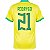 Nova Camisa Brasil 1 Amarela Rodrygo 21 Torcedor 2022 / 2023 - Imagem 1