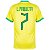 Nova Camisa Brasil 1 Amarela L.Paqueta 7 Torcedor 2022 / 2023 - Imagem 1