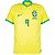 Nova Camisa Brasil 1 Amarela Richarlison 9 Torcedor 2022 / 2023 - Imagem 2