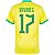 Nova Camisa Brasil 1 Amarela Bruno G. 17 Torcedor 2022 / 2023 - Imagem 1