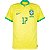 Nova Camisa Brasil 1 Amarela Bruno G. 17 Torcedor 2022 / 2023 - Imagem 2