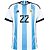 Nova Camisa Argentina 1 Martinez 22 Torcedor 2022 / 2023 - Imagem 2