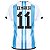 Nova Camisa Argentina 1 Di Maria 11 Torcedor 2022 / 2023 - Imagem 1