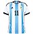 Nova Camisa Argentina 1 Di Maria 11 Torcedor 2022 / 2023 - Imagem 2