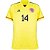 Nova Camisa Colômbia 1 L.Diaz 14 Torcedor 2022 / 2023 - Imagem 2