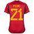 Camisa Espanha 1 Pedri 21 Torcedor 2022 / 2023 - Imagem 1
